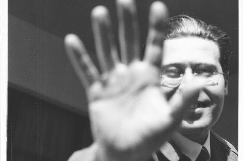 Porträt von László Moholy-Nagy, 1926, fotografiert von Lucia Moholy<br /><br />