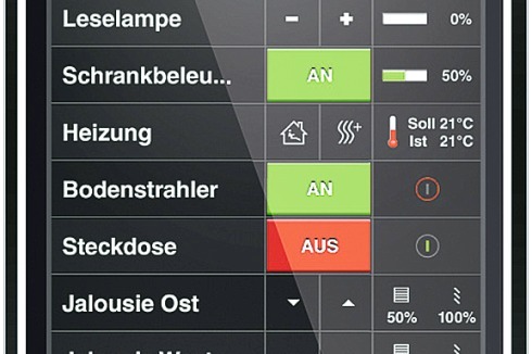 ... lässt sich das Haus bedienen.<br />