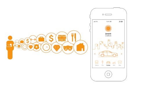 Die prämierte Arbeit aus Mexico-City entwickelt ein „Betriebsystem für urbane Mobilität“ mit einer Datenplattform für die Autofahrer<br />