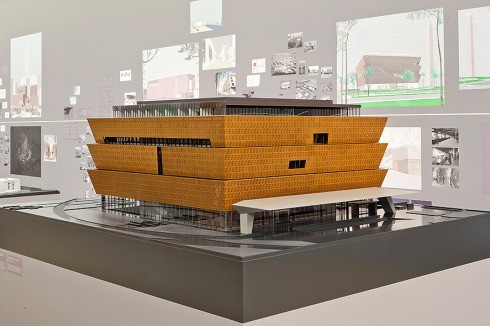 Modell des Museum of African American History and Culture<br />