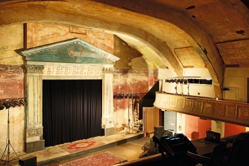 UT Connewitz, 1912 in Betrieb genommen, ältestes weitgehend erhaltenes Kino Deutschlands.<br />
