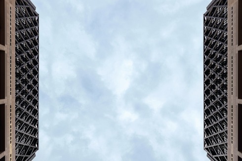  „The fourth stage. The inner stage of each of us“, nennt der Architekt den Blick in den Himmel über dem geöffneten Zuschauerraum<br /><span class="OffWhite"></span><br />