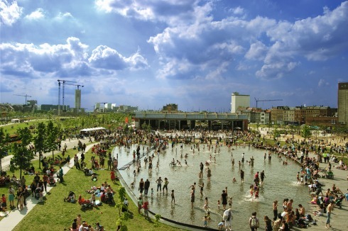 Die offene Stadtstruktur der Zukunft braucht Vorbilder: Der Park Spoor Nord in Antwerpen von Studio Secchi-Viganò<br />