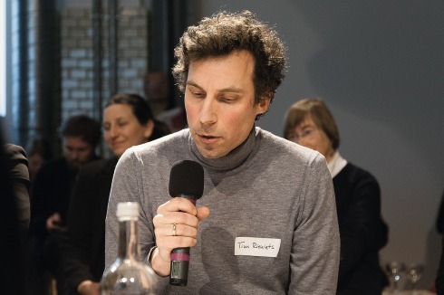 Moderator Tim Rieniets<br />
