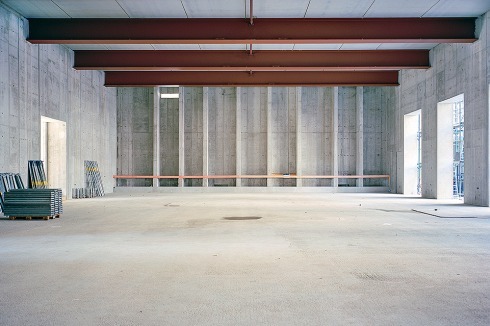 Ein künftiger Ausstellungsraum im Schloss<br />