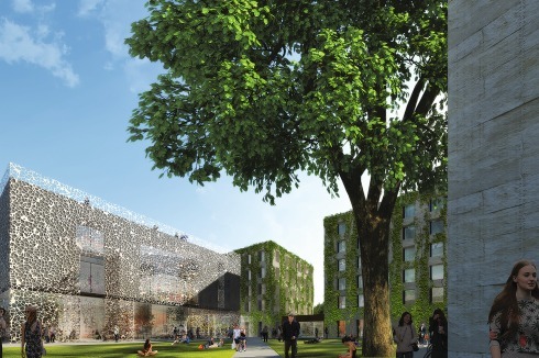 <strong>Anerkennung</strong><strong> </strong>Ingenhoven Architects zeigen mit einer eigenwilligen Fassade, was im Rahmen der Gestaltungsleitlinien möglich ist<br />