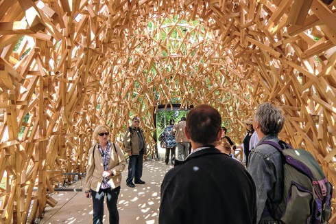 Der Pavillon auf der Bundesgartenschau<br />