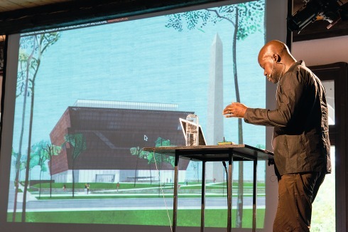 Adjaye stellt seinen Entwurf für das National Museum of African American History in Washington DC vor<br />