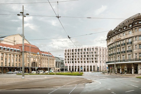 <strong><span class="Bold">3. Preis </span></strong>Porr Design &amp; Engineering zeigen einen geschlossenen Blockrand mit eingeschossiger Hofüberbauung ...<br />