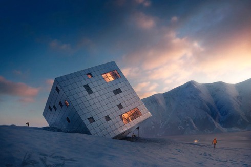 Kežmarská Hütte in der hohen Tatra, Jan Cyrany<br />