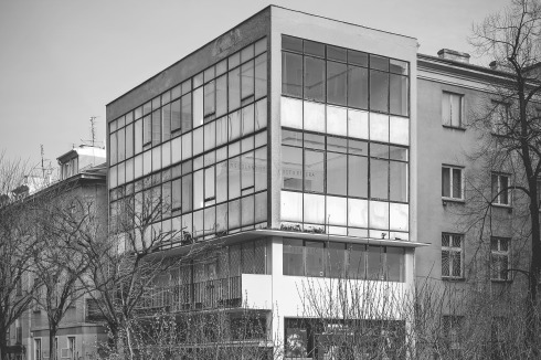 Die Fassade der Warschauer Fundacja Galerii Foksal vor ...<br />