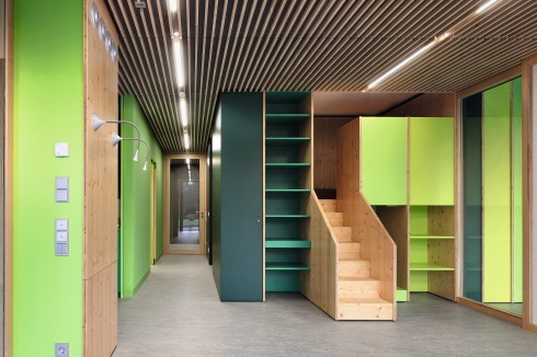 Die Treppe zur versteckten Spielempore<br />