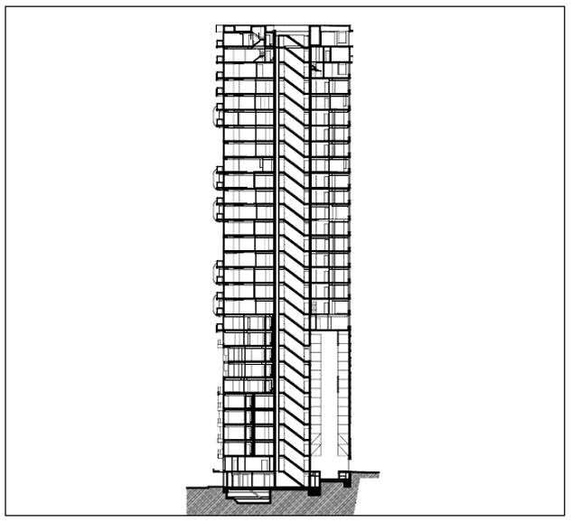 Schlanker Wohnturm mit 29 Geschossen auf 88,5 Meter