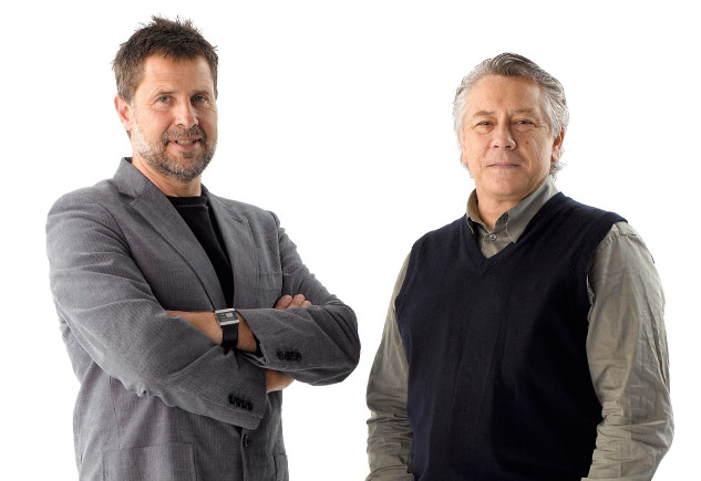 links: Nonda Katsalidis, rechts: Karl Fender